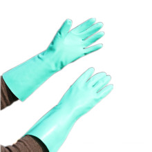 NMSAFETY Heavy Duty Green Nitrile gloves/Nitrile Industry Glove/Oil and Chemical Resistant Nitrile gloves